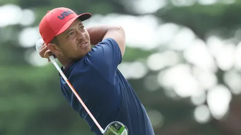 Xander Schauffele se quedó con el oro de golf en Tokio 2020.
