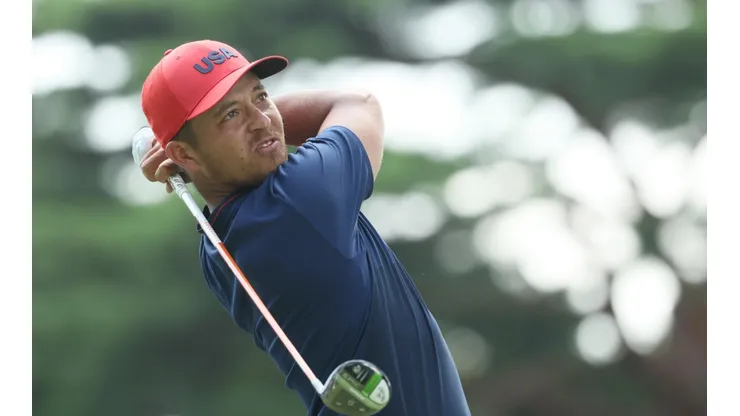 Xander Schauffele se quedó con el oro de golf en Tokio 2020.