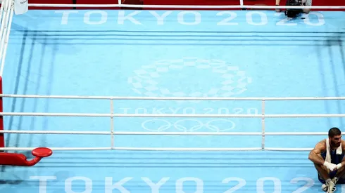 Mourad Aliev no se bacó la descalificación y protestó de una forma insólita.