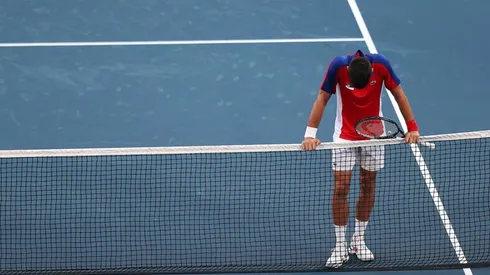 La frustración de Novak Djokovic