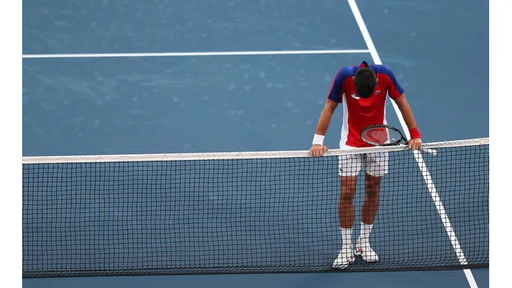 La frustración de Novak Djokovic