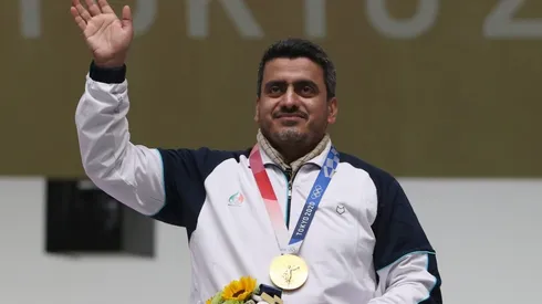 Javad Foroughi, el campeón olímpico de Tiro que fue acusado de terrorismo.