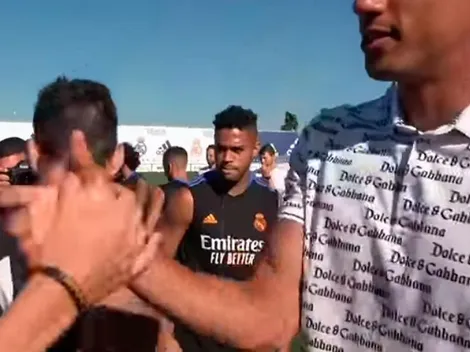 El molesto momento que tuvo que pasar Mariano en la despedida de Varane