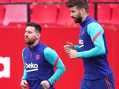 Gerard Pique se pronunció y le envió un mensaje a Lionel Messi