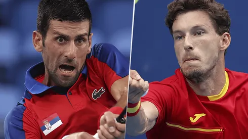 Novak Djokovic vs. Pablo Carreño Busta por la medalla de bronce de los Juegos Olímpicos Tokio 2020 (Foto: Getty Images).