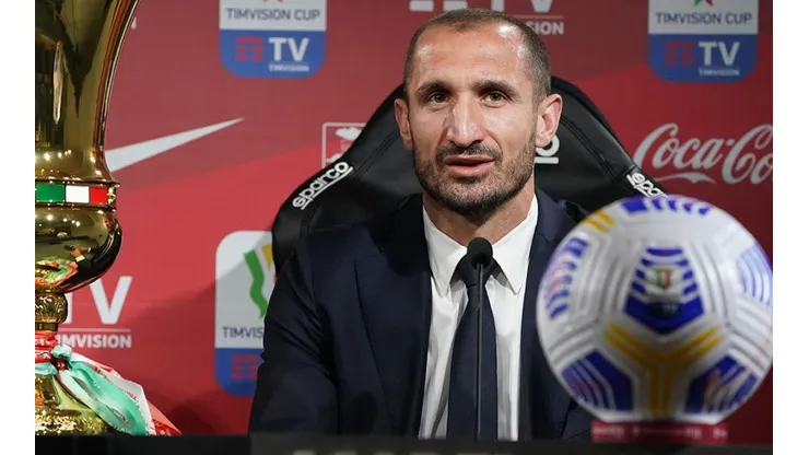Chiellini en rueda de prensa previo a final de Copa Italia.