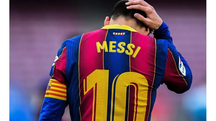 Lionel Messi durante un encuentro con Barcelona.