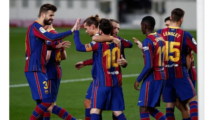 Jugadores del Fútbol Club Barcelona.
