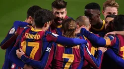 Jugadores del Barcelona.