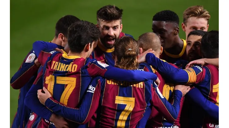 Jugadores del Barcelona.