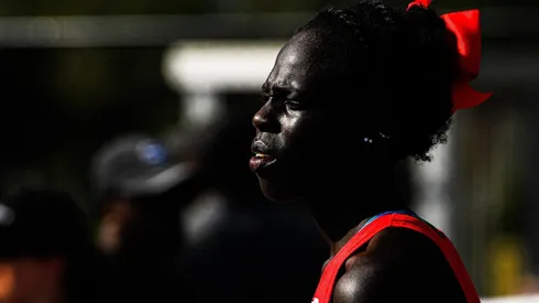 Athing Mu, medio fondista de Estados Unidos