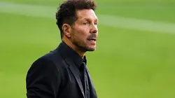 Diego Simeone durante un encuentro con Atlético de Madrid.