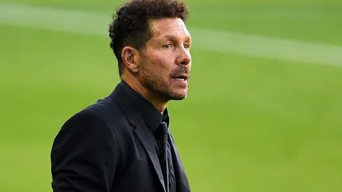 Diego Simeone durante un encuentro con Atlético de Madrid.