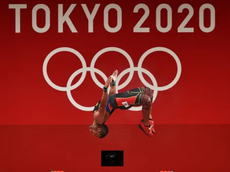 VIDEO: La espectacular pirueta de Julio Mayora para festejar su medalla