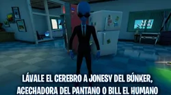 Fortnite: Ubicaciones de Jonesy del búnker, Acechadora del pantano o Mariano el humano