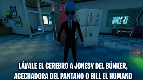 Fortnite: Ubicaciones de Jonesy del búnker, Acechadora del pantano o Mariano el humano