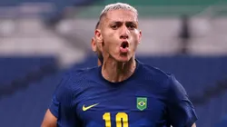 Richarlison, autor de un gol en la victoria brasileña.