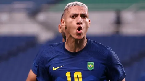 Richarlison, autor de un gol en la victoria brasileña.