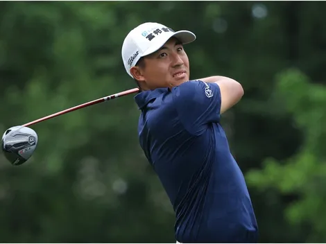 Un romántico: Golfista lleva a su esposa como caddie para Tokio 2020