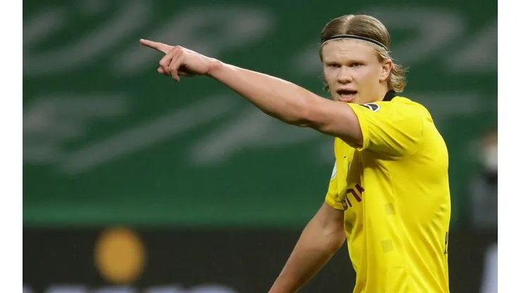 Erling Haaland, delantero del Dortmund.