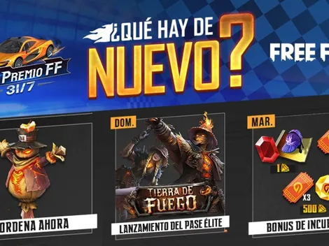 Free Fire revela el nuevo Pase Élite "Tierra de Fuego" en su Agenda Semanal