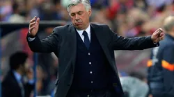 Carlo Ancelotti durante un encuentro con Real Madrid.