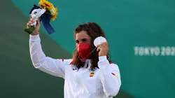 Maialen Chourraut se colgó la plateada en el canotaje slalom de Tokio 2020.