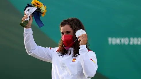 Maialen Chourraut se colgó la plateada en el canotaje slalom de Tokio 2020.