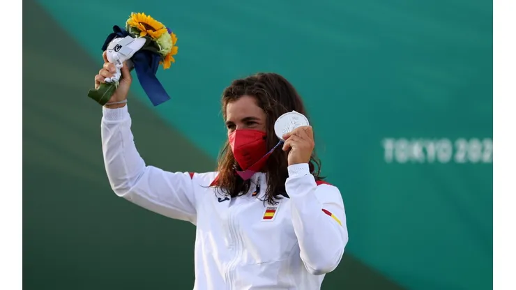 Maialen Chourraut se colgó la plateada en el canotaje slalom de Tokio 2020.