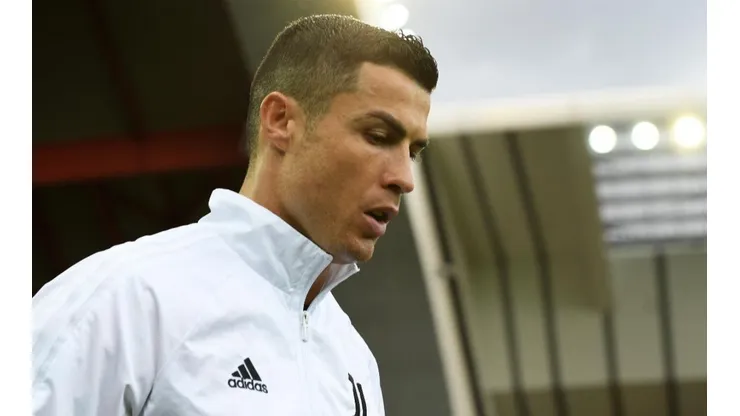 Cristiano Ronaldo durante un encuentro con Juventus.