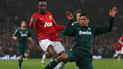 Raphael Varane en un encuentro contra Manchester United.