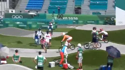 Niek Kimmann arrolló a un árbitro en las pruebas de BMX.
