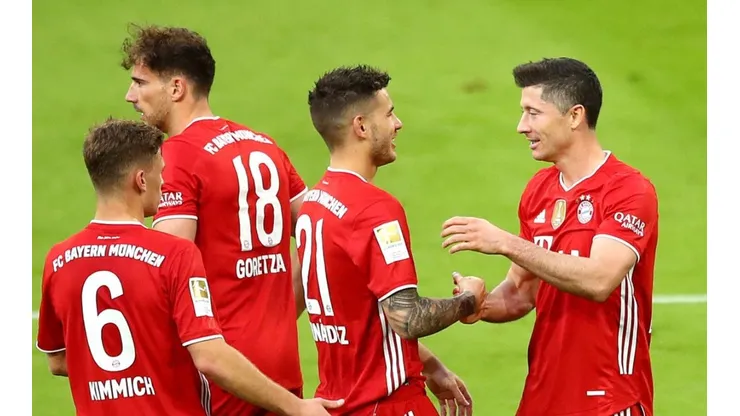 Jugadores del Bayern Munich.