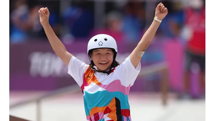Momiji Nishiya se llevó el primer oro olímpico de la historia del skate femenino.