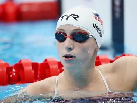 Katie Ledecky debutó en Tokio 2020 y ya se metió en finales