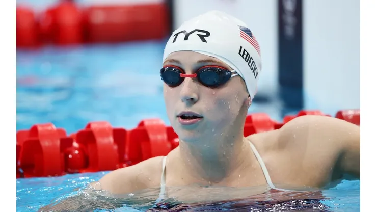 Katie Ledecky se presentó en los 400 metros libre de Tokio 2020.