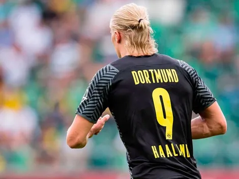 Erling Haaland protagonizó el hecho viral del sábado en el mundo del fútbol