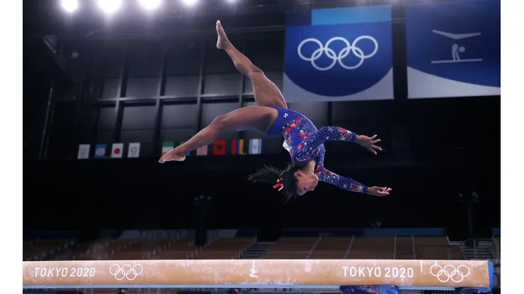 Simone Biles tuvo su debut en Tokio 2020.