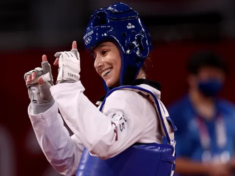 Adriana Cerezo se subió al podio en taekwondo