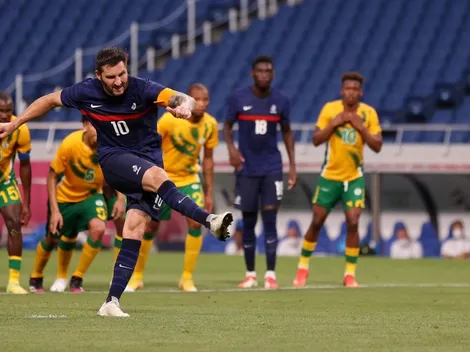 Tokio 2020: André-Pierre Gignac marcó un triplete para la victoria de Francia ante Sudáfrica