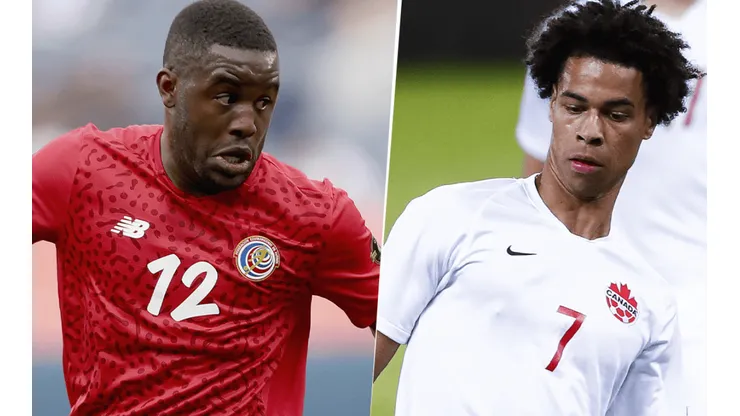 Costa Rica vs. Canadá por los cuartos de final de la Copa Oro 2021. (Fotos: Getty Images).