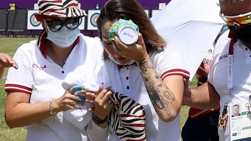 Momento de la atención de Svetlana Gomboeva.