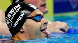 Michael Andrew, nadador estadounidense no vacunado.