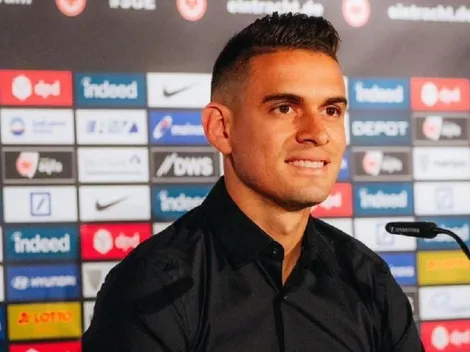 Borré se acuerda de River y Colombia en su presentación en Frankfurt