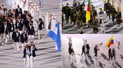 Las delegaciones de Argentina, Camerún y Colombia, entre las más llamativas.