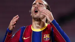 Antoine Griezmann durante un encuentro con Barcelona.