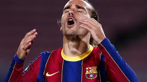 Antoine Griezmann durante un encuentro con Barcelona.