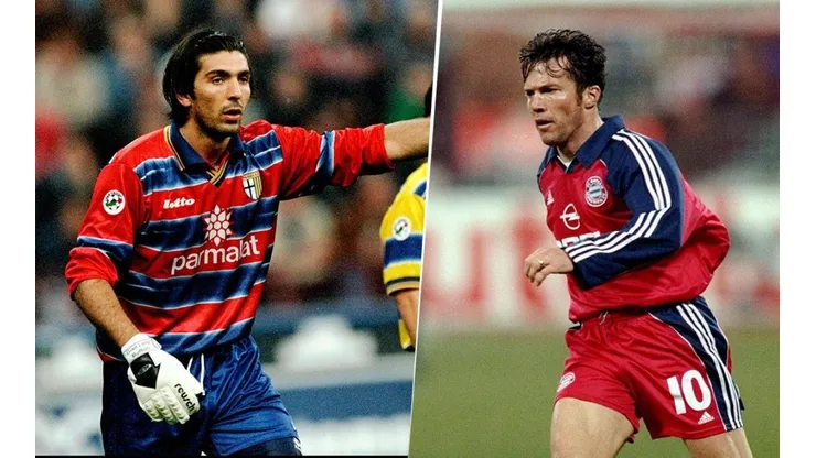 Buffon y Matthaus, dos históricos del fútbol mundial.