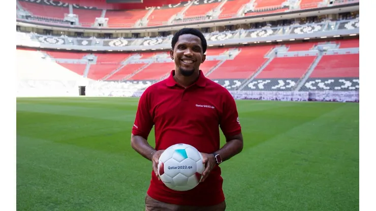 Samuel Eto'o, embajador del Mundial de Qatar.