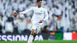 Raphael Varane en un encuentro con Real Madrid.
